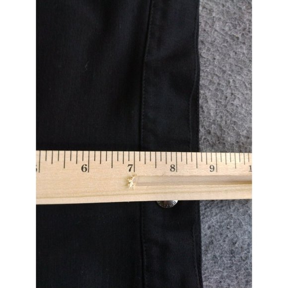 Banana Republic Pants Womens Sz 0 P Petite Black Nylon Faux Leather Leggings - Picture 8 of 12
